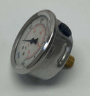 Wika 4238291 2-1/2" Gauge 6000 PSI 1/4" NPT Center Rear 213.53 Glycerin Filled-3