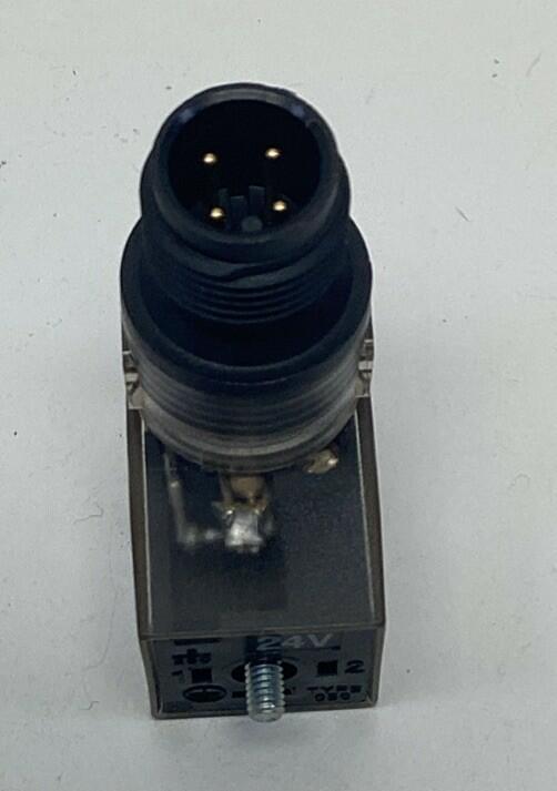 Festo MSSD-EB-24-LED-M12-SA / 186581 Solenoid Plug to M12 3-Pin