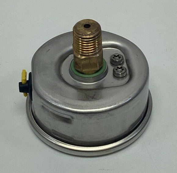 Wika 4270801 2-1/2" -30INHG- 160 PSI Gauge Brass 1/4" NPT Center Back Middle