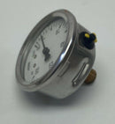 Wika 4270801 2-1/2" -30INHG- 160 PSI Gauge Brass 1/4" NPT Center Back Middle-3