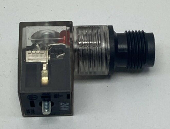 Festo MSSD-EB-24-LED-M12-SA / 186581 Solenoid Plug to M12 3-Pin