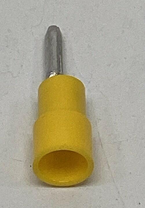 Thomas & Betts 10RC-55PT  Pin Terminal, Yellow, Brazed 12-10, Pack of 50