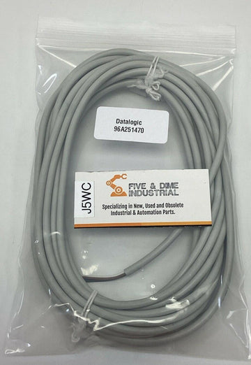 Datalogic 95A251470 M8 90° 4-Wire, 4-Pole Cable 7-Meters