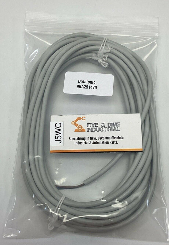 Datalogic 95A251470 M8 90° 4-Wire, 4-Pole Cable 7-Meters