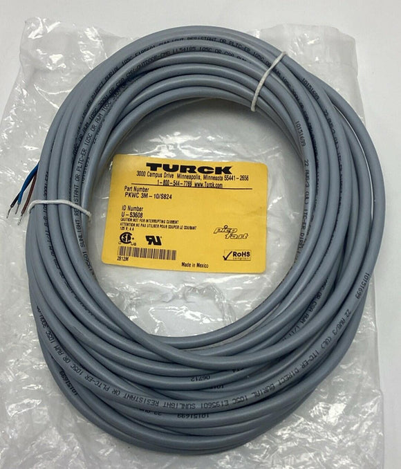 Turck PKWC 3M-10/S824 Pico Fast Cord U-53608