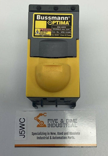 Bussmann OPM-1038R Optima DIN Mount Fuse Holder 30-Amp 600V