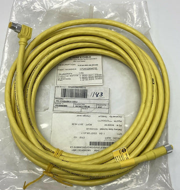TPC CF25G26M010 Micro Quick Connect Cable SJ100, 5-Pin M/F 90/ST 10M, 300V - 0