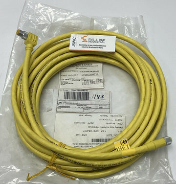 TPC CF25G26M010 Micro Quick Connect Cable SJ100, 5-Pin M/F 90/ST 10M, 300V