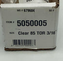 Fenner 5050005 Clear 85 O-Ring Polyurethane Twisted Belt 3/16" x 12-1/2" 50 Pack-3