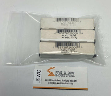 Accutherm S-72 Single Stage Temperature Sensor 72°F (Lot of 3)