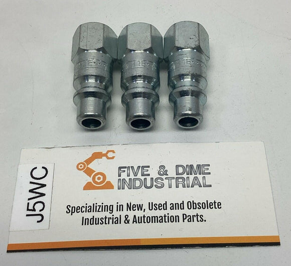 Parker H1E 1/4" NPT Female Pneumatic Air Fitting (Lot of 3)