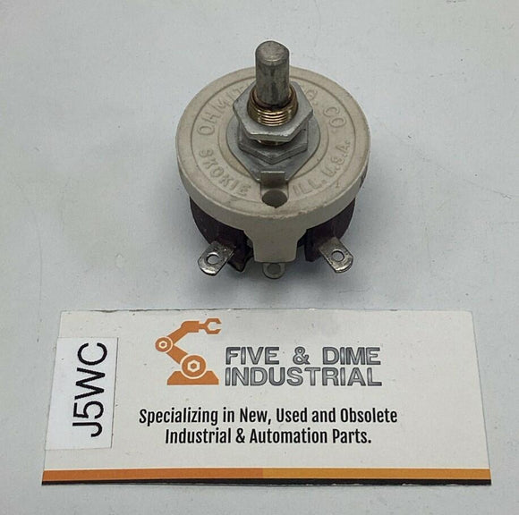 Ohmite 4201 10,000 Ohm, 10k Rheostat Model H, 25 Watt