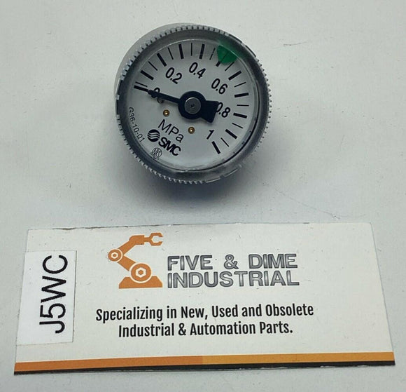 SMC G36-10-01 0-1 MPa 1.5" Pressure Gauge R1/8" Thread