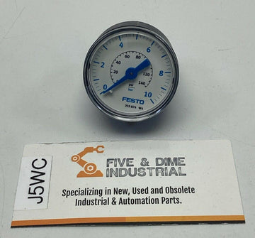 Festo 359874 0-10 Bar, 0-140 PSI Pressure Gauge 1/8" BSP Thread