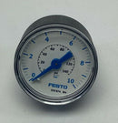 Festo 359874 0-10 Bar, 0-140 PSI Pressure Gauge 1/8" BSP Thread-2