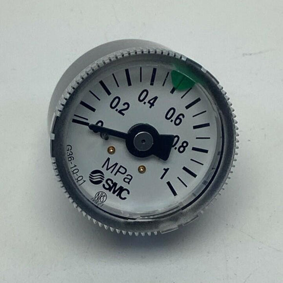 SMC G36-10-01 0-1 MPa 1.5" Pressure Gauge R1/8" Thread