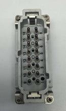 Thomas & Betts MS-216B 16-Pin Rectangular Hood Insert Male, Screw Terminals-5