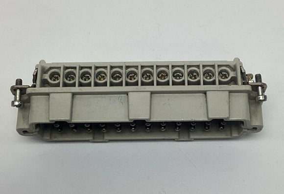 Amphenol C146-10B024-002-1 24-Pin Female Connector Insert w/ Hood