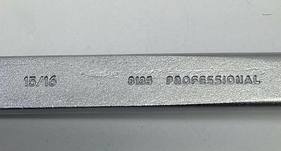 Proto Professional 8185 15/16" x 1 Deep Offset Box Wrench 12-Point 14-1/4" Long
