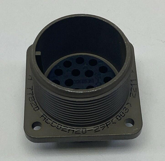 Amphenol  ACC02A2029P003 17-Pin Circular Connector, Panel, Male 20-16 AWG