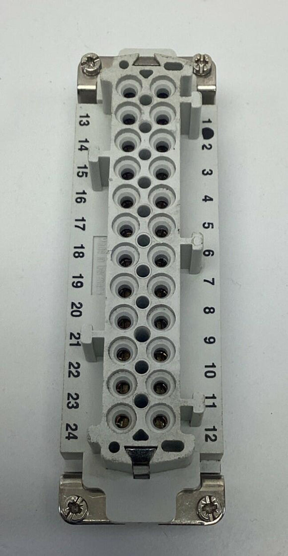 Thomas & Betts FS-124B 24-Pin Female Connector Insert, 16A 600VAC