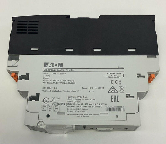 Eaton EMS-DO-T-2,4-SWD Electronic Motor Starter 3P, 2.4-Amp
