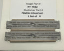 Nagel Precision NT-7602 Finish Diamond Honing Blade (Set of 4)-4