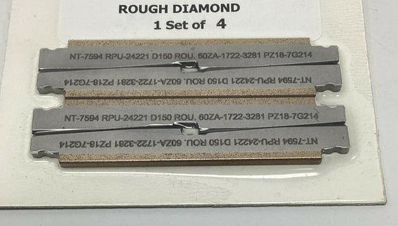 Nagel Precision NT-7594 Rough Diamond Honing Blade (Set of 4)