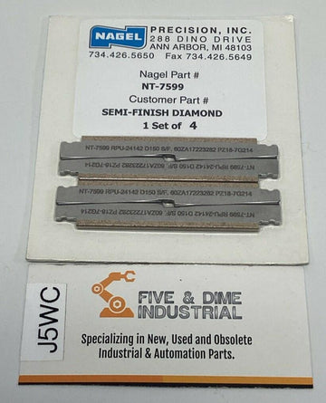 Nagel Precision NT-7599 Semi-Finish Diamond Honing Blade (Set of 4)