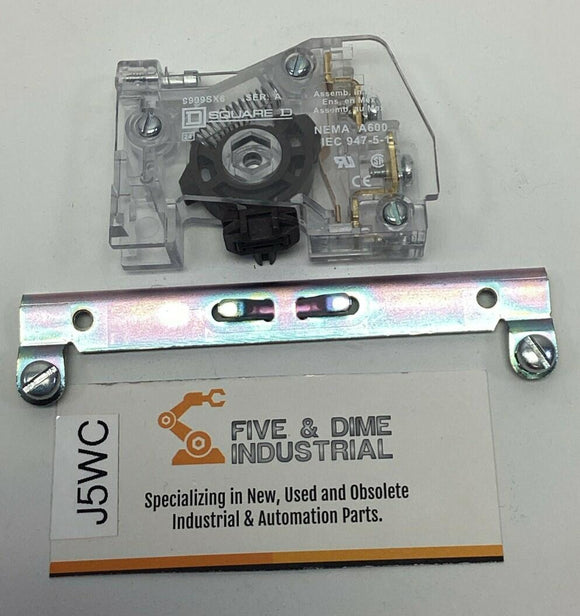 Square D 9999SX6 Contactor / Starter Contact Block 1-NO, 10A, 600V