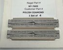 Nagel Precision NT-7605 Polish Diamond Honing Blade (Set of 4)-4