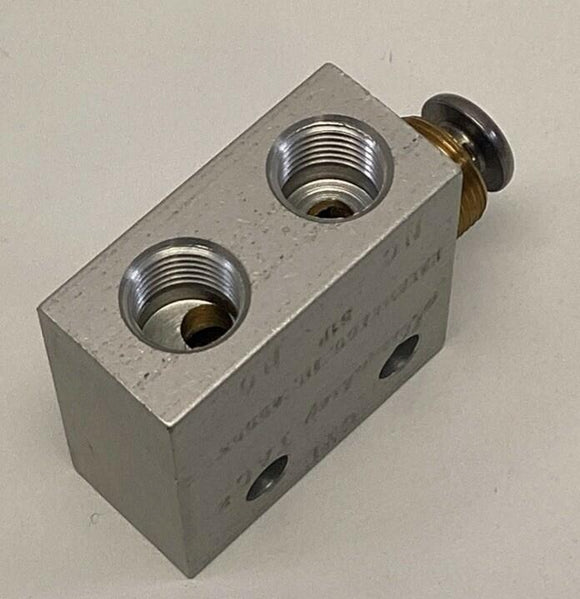 Humphrey 31P 3-Way Valve Push Button, Spring Return 1/8" NPT
