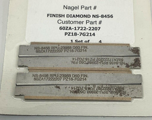 Nagel Precision NS-8456 Finish Diamond Honing Blade (Set of 4)