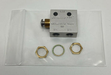 Humphrey 31P 3-Way Valve Push Button, Spring Return 1/8" NPT - 0