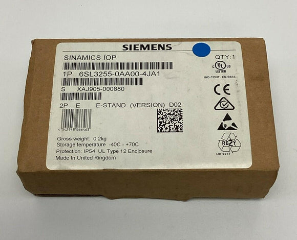 Siemens 6SL3255-0AA0-4JA1 I0P Intelligent Operator Panel Sinamics