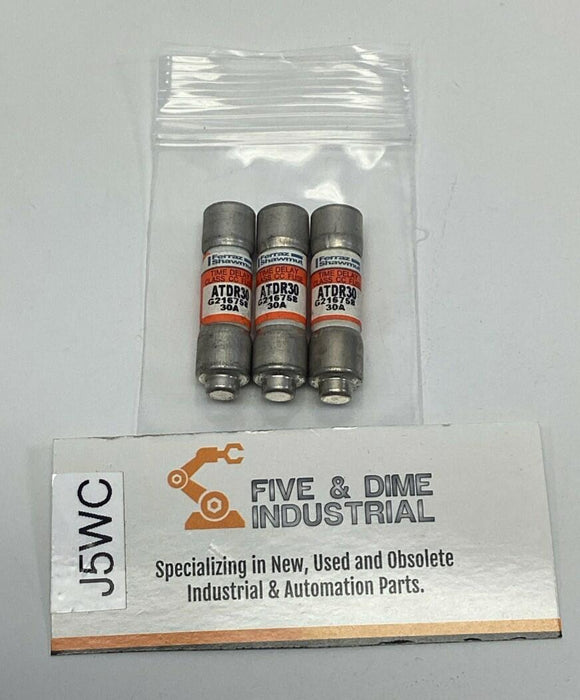 Mersen ATDR30 Amp-Trap 30-Amp fuses, Class CC 600VAC (Lot of 3)