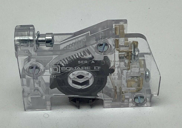 Square D 9999SX6 Contactor / Starter Contact Block 1-NO, 10A, 600V