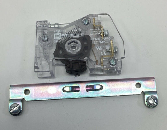 Square D 9999SX6 Contactor / Starter Contact Block 1-NO, 10A, 600V