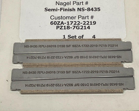 Nagel Precision NS-8435 Semi-Finish Honing Blade (Set of 4)