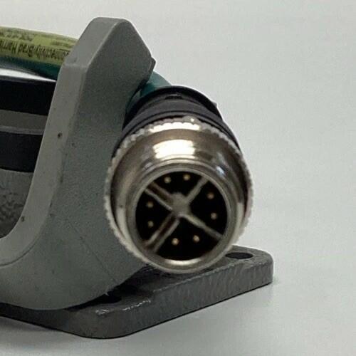 Woodhead Brad E12A06004M050 CAT6A Ethernet Connection Cable 5-Meter, M12