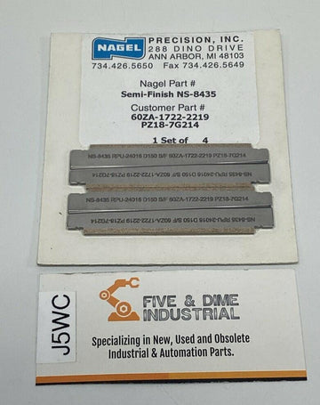 Nagel Precision NS-8435 Semi-Finish Honing Blade (Set of 4)