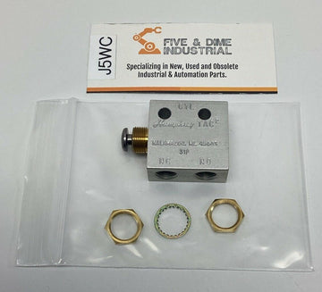 Humphrey 31P 3-Way Valve Push Button, Spring Return 1/8" NPT