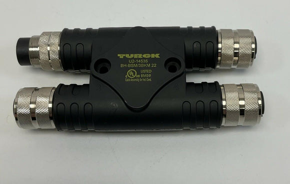 Turck BH-BSM/3BKM22 / U2-14535 Big H -Splitter Sensor 2-Pin M16 x 0.75, 125V