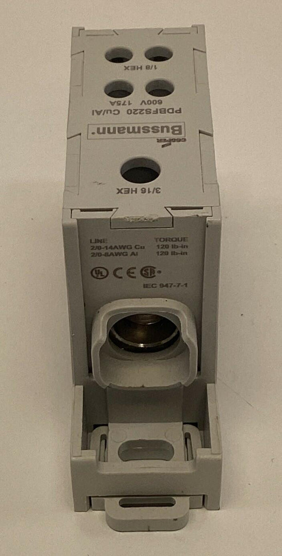 Bussmann PDBFS220 4 x 1 Power Distribution Module 175A, 600V