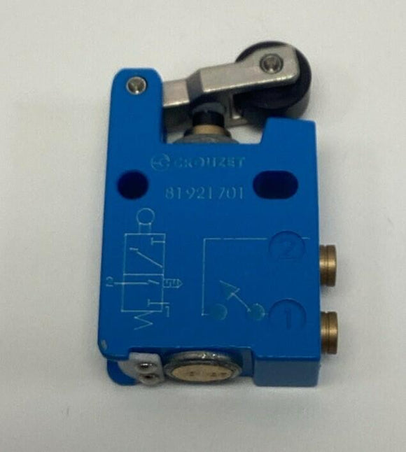 Crouzet 81921701 Compact Limit Switch, Normally Closed, Top Roller