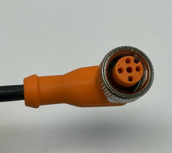 IFM EVC004 M12 Female 90° 4-Wire, 5-Pin Cable Cordset, 2M