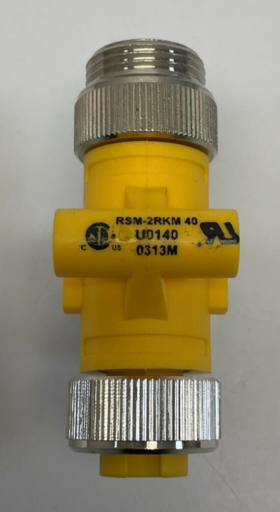 Turck RSM 2RKM 40 / U0140 Actuator/ Sensor "T" Splitter 4-Wire