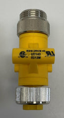 Turck RSM 2RKM 40 / U0140 Actuator/ Sensor "T" Splitter 4-Wire-3