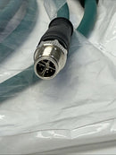 Woodhead Brad E26E06021M030 CAT6A Ethernet Connection Cable 3-Meter, M12-3