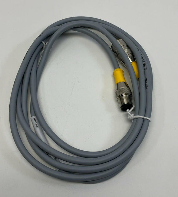 Turck RK 4T-2-RS 4T / U2151-3 M12 3-Pin Male / Female Straight Cable, 2M